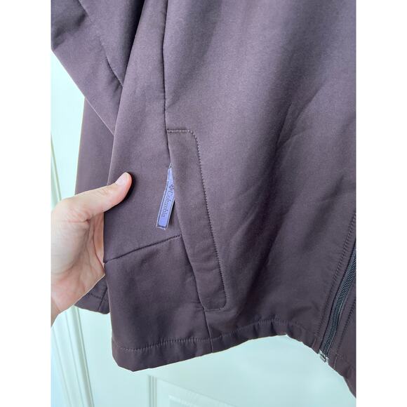 Columbia Valencia Peak Soft Shell Fleece Lined Jacket Pink Burgundy Size Large - Picture 4 of 7